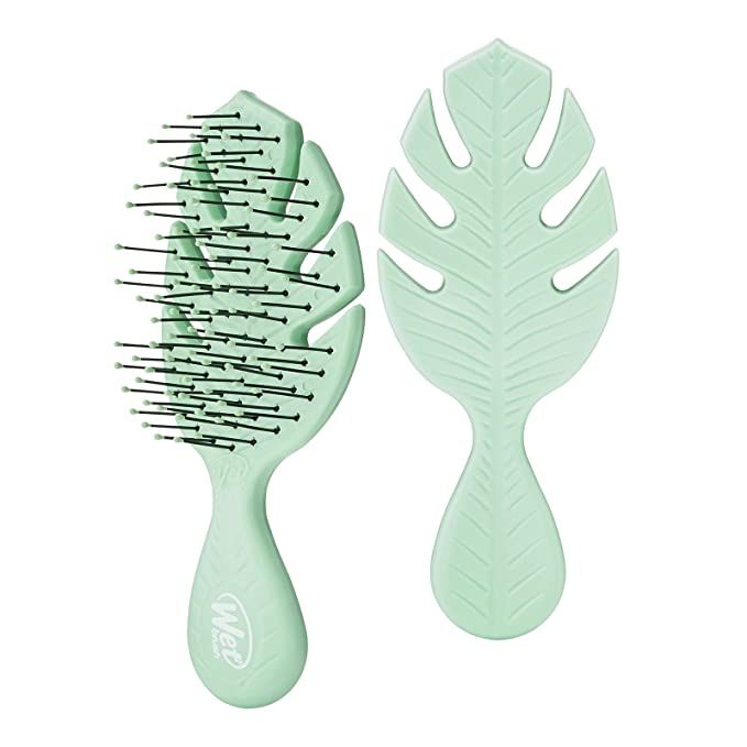 Wet Brush Go Green Mini Detangler, Green - Detangling Travel Hair Brush - Ultra-Soft IntelliFlex ... | Amazon (US)