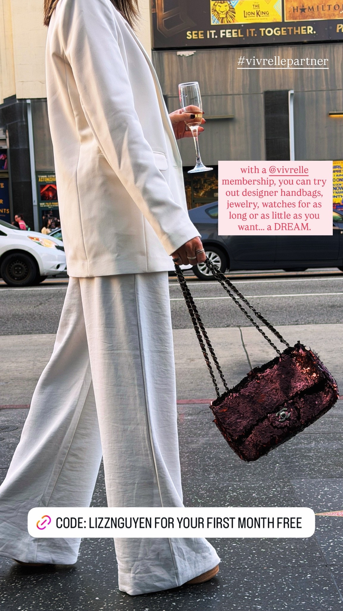 Spring is here, which means it’s event season ✨Heading to an industry event with the most stunning Chanel bag that I borrowed from @vivrelle. 
 
If you don’t know @vivrelle, it’s a Members-only club where you can borrow designer bags, jewelry, watches from top designer brands like Chanel, Prada, Dior. Pay a flat monthly membership fee to enjoy the full closet! And they have a wide selection to choose from. It took me a minute to decide what I wanted to borrow. @vivrelle gives you the ability to rotate your look with pieces you may not be ready to invest in. Refresh your collection monthly or hold onto a piece as long as you want. If you fall in love, you have the option to purchase at a member-preferred price.
 
Use my code LIZZNGUYEN to get your first month of @vivrelle membership on me! Happy borrowing! #vivrellepartner

#LTKootd #LTKdayinmylife #LTKWorkwear