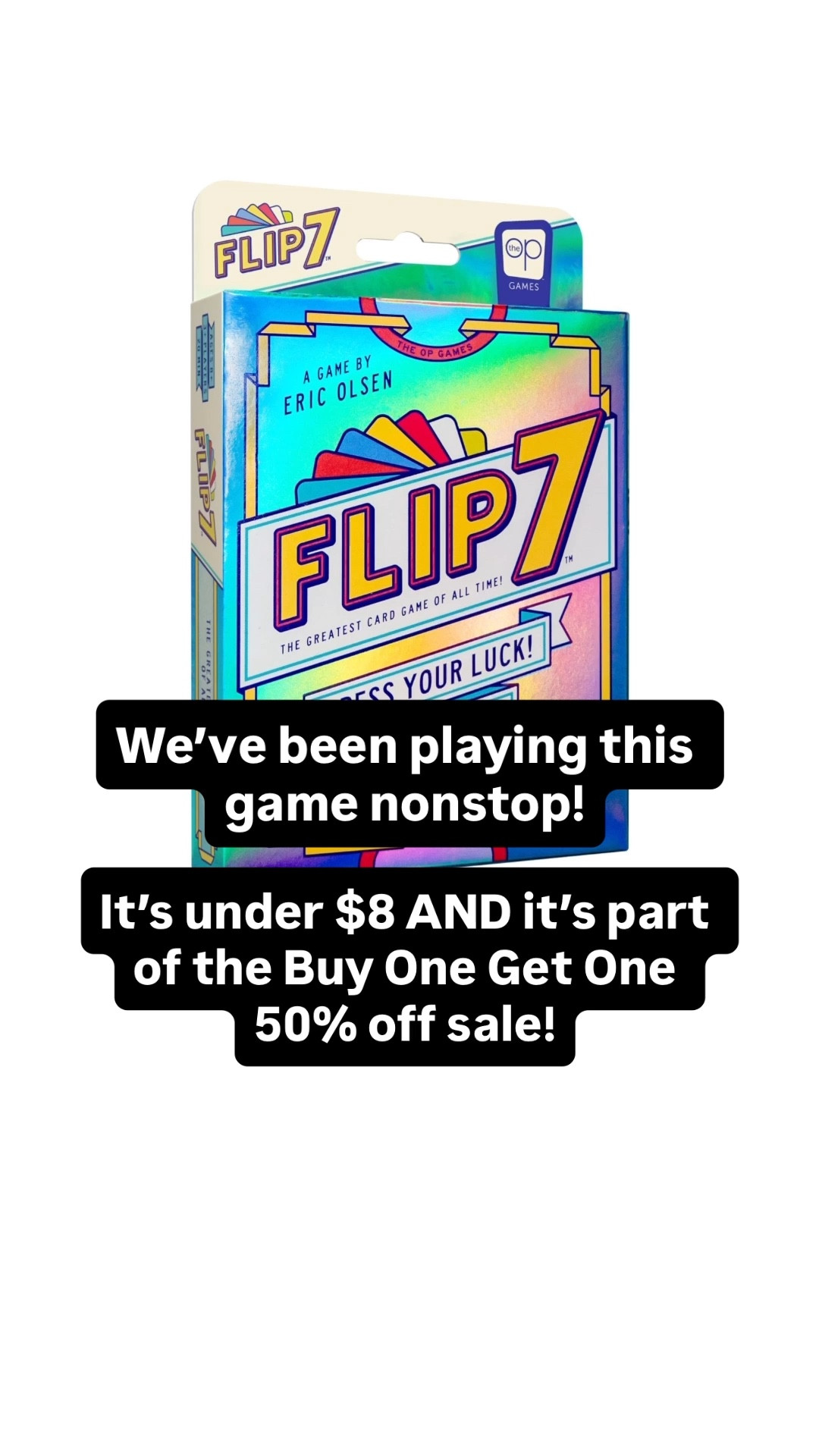 We got this game for Christmas and we’ve been playing it nonstop since!

(It’s under $8 AND it is part of the Buy One Get One 50% off sale going on this week!!)

#LTKSaleAlert #LTKHoliday #LTKKids