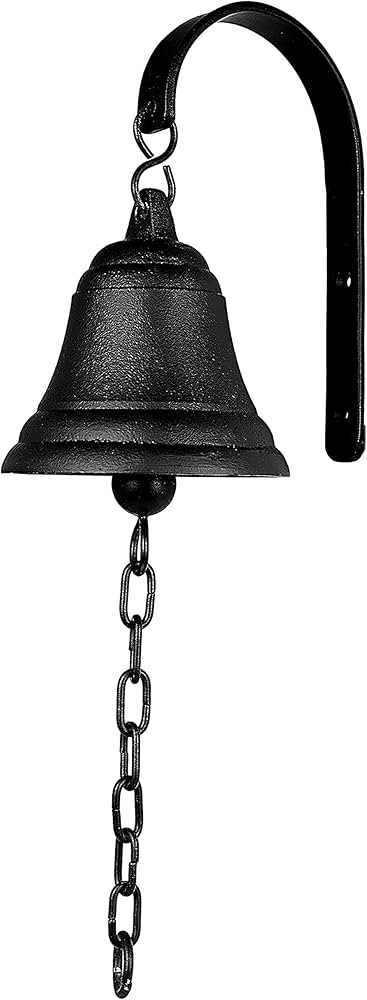 DECONOOR Vintage Cast Iron Dinner Bell as Entry Door Bell, Outside Hanging Decor or Indoor Decora... | Amazon (US)