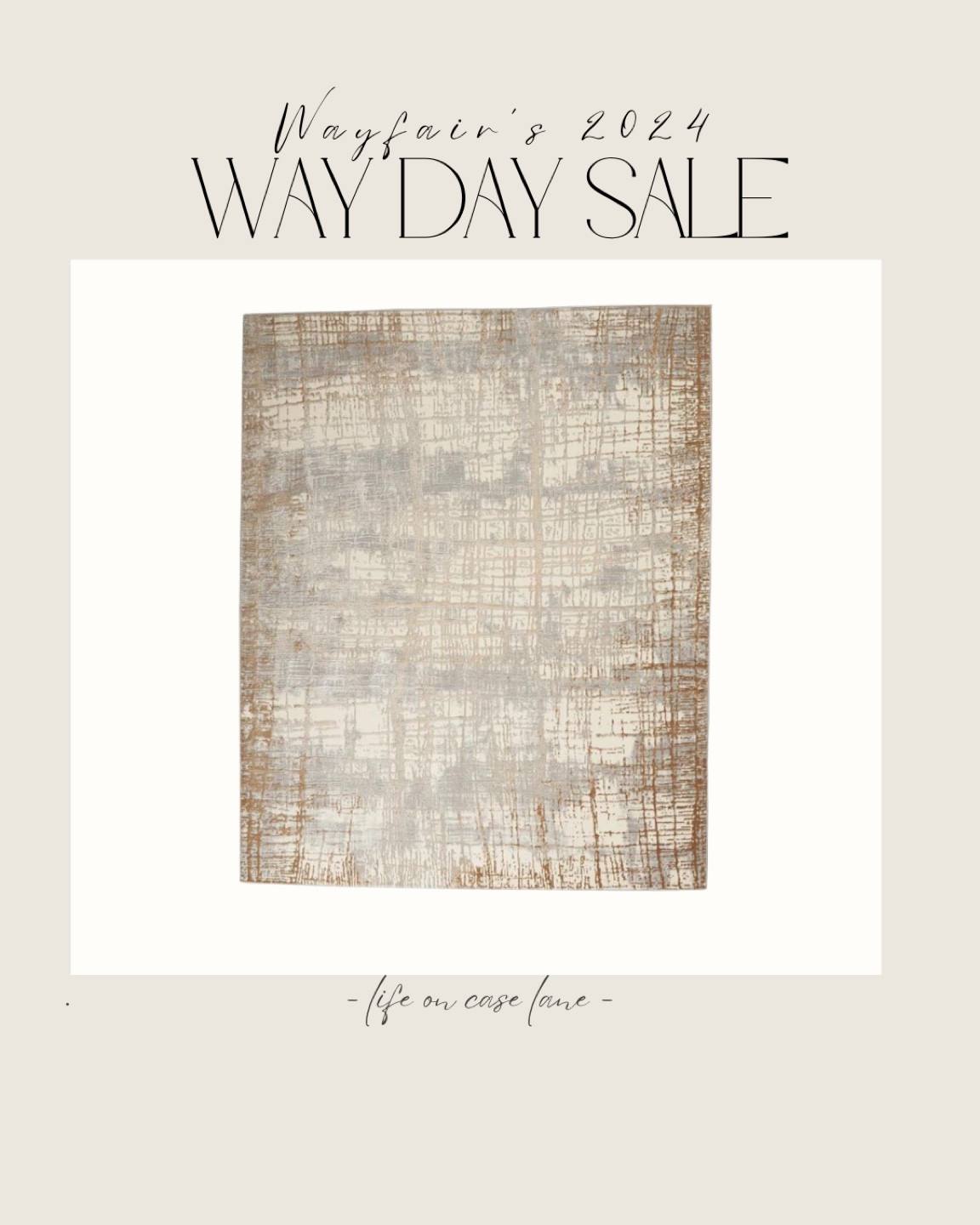 Arhaus and RH vibes anyone? Gorgeous rug at a great price! 

#LTKxWayDay

#LTKhome #LTKsalealert