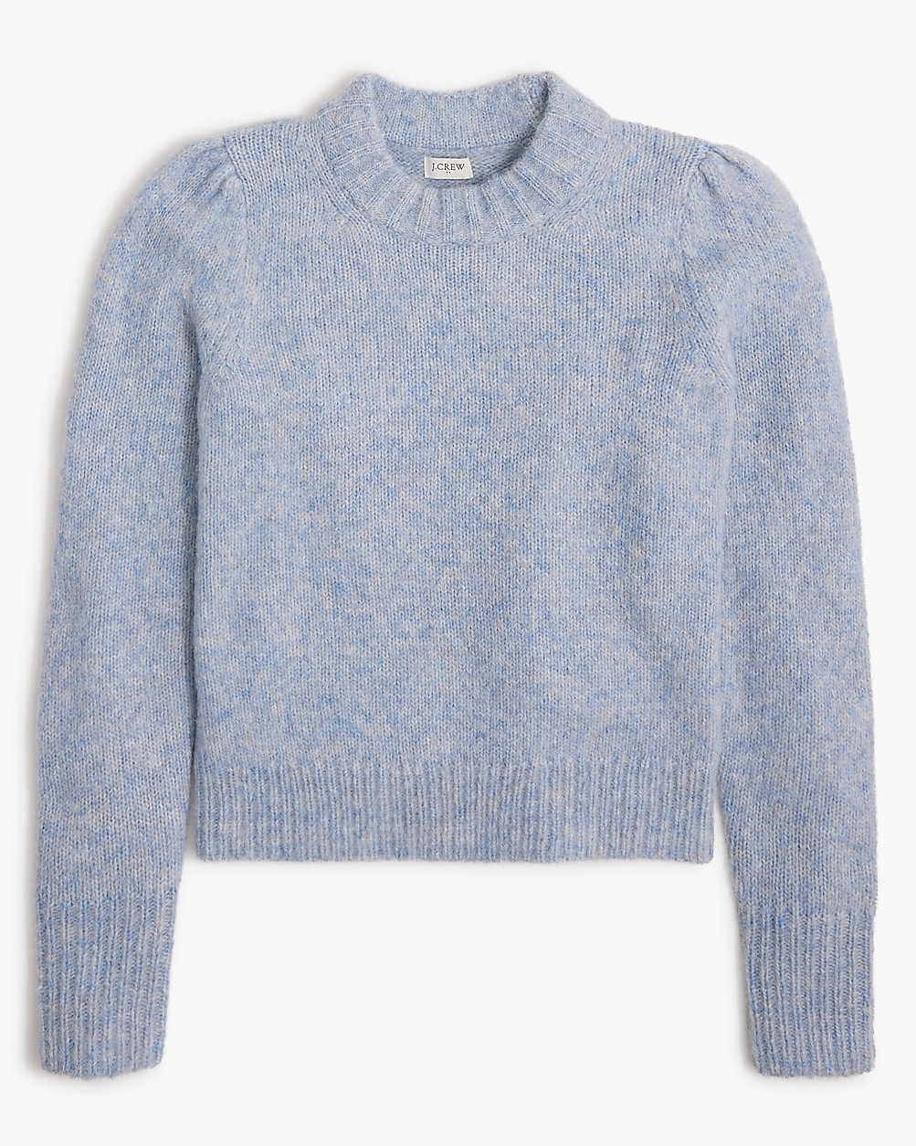 Fuzzy puff-sleeve sweater | J.Crew Factory