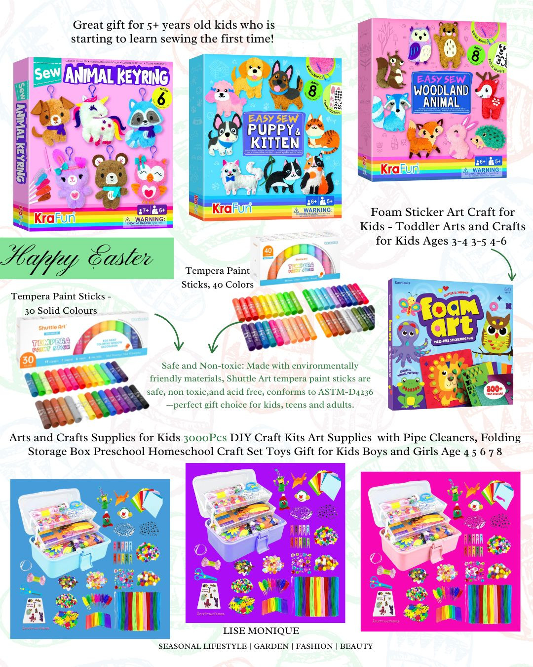 Shop the Collection
EASTER CELEBRATION ~ CHILDREN'S EDITION
Within this collection you will find everything from
EASTER GIFTS, EGG DECORATING KITS, to ALL THE TREATS & FILLERS FOR YOUR KIDDOS
✅Please follow and also press the SUBSCRIBE BUTTON, you will get notified when I post. I will be posting a video on what I am filling 3 EASTER BASKETS WITH!! Hope it gives you great ideas!!
#eastergifts #april #easter #supportsmallbusiness #rabbit #easteregghunt #childrenbooks #toys #basketgoodied #easterbasket #kids #holiday #eastertreats #fun #sunday #heisrisen #church #egghunt #eastertreats #bunnies #eggdecorating #egg #eastereggdecorating #familytime #easterholidays #kidsgifts #springtime