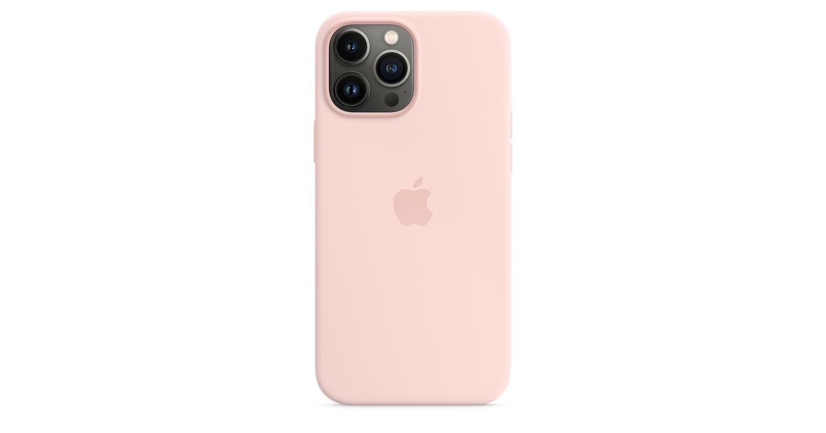 iPhone 13 Pro Max Silicone Case with MagSafe - Chalk Pink | Apple (US)
