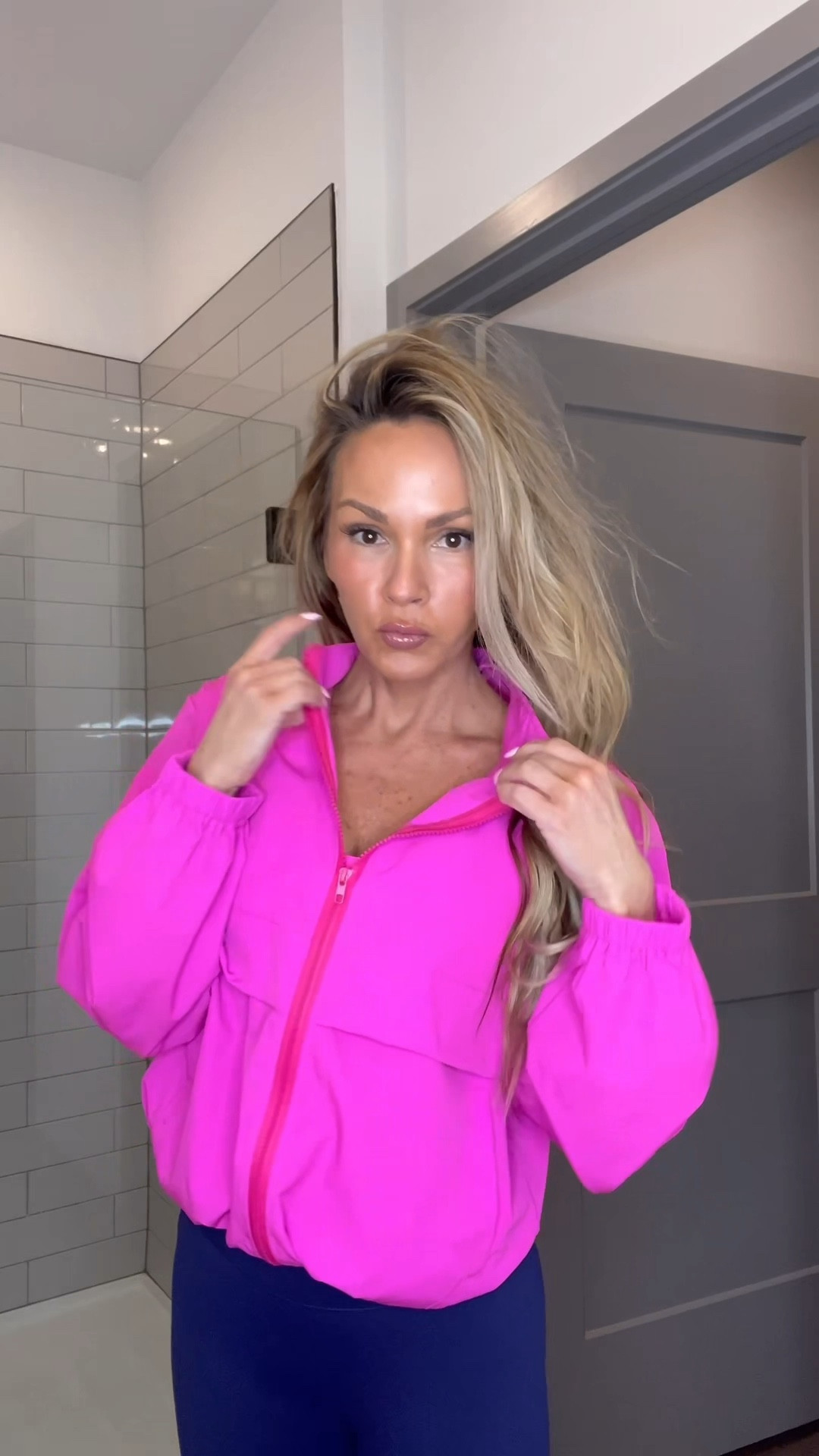 Today's GymFit
•
Great quality affordable leggings. No front seam, flattering butt - seam , come on over 30 colors!!
• 
Cute workout tank!! Light/ medium support. Comes in over 35 colors!!
•
Jacket is a great lightweight fabric. Perfect to throw on over your gym outfit to run errands after etc.
•
#workout #fitness #activewear #gymlook #womengymlooks #gymfit #fitnessgoals #affordablefashion #amazonfinds

#LTKgrwm #LTKootd #LTKfitnessgoals