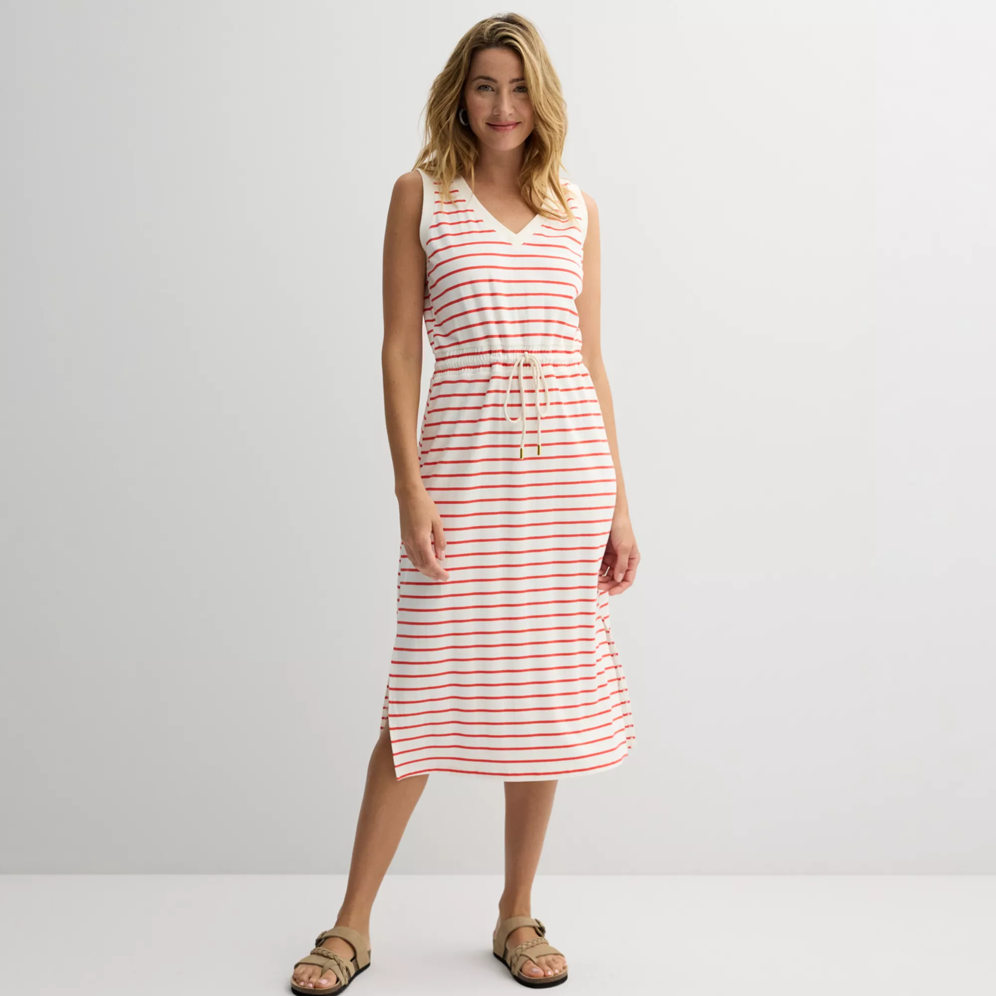 Sonoma Goods For Life® Ribbed Midi Dress | Kohl's