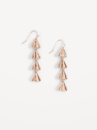 Gold-Toned Leaf Drop Earrings for Women | Old Navy (US)