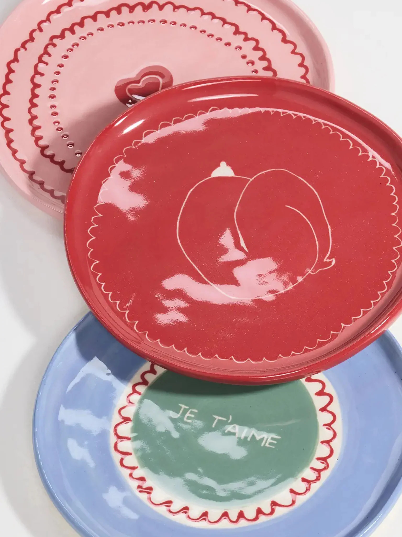 Laetitia Rouget Je T'aime Jewelry Plate Set | Saint Bernard