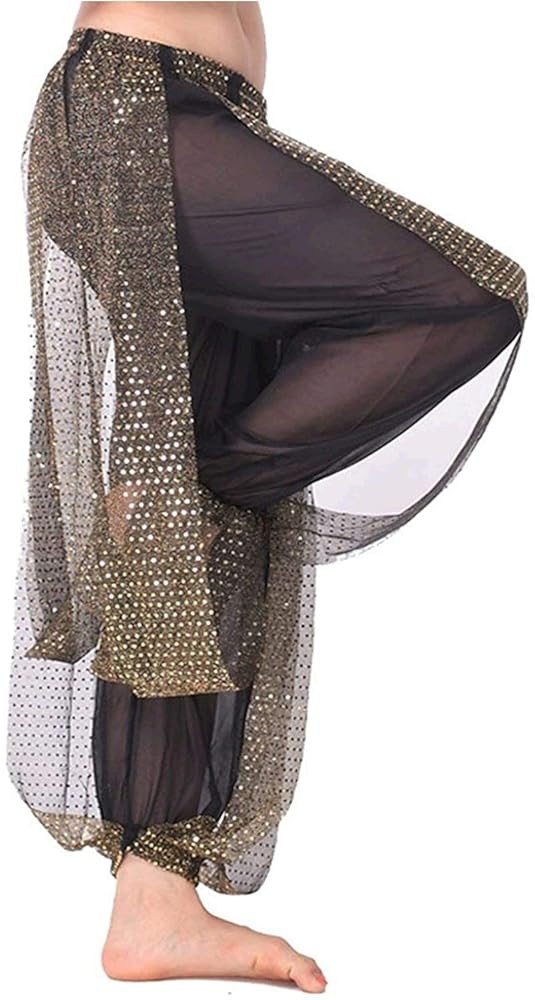 MUNAFIE Women's Harem Dance Pants - Genie & Jester Costume for Cosplay, Dance & Stage Performance | Amazon (US)