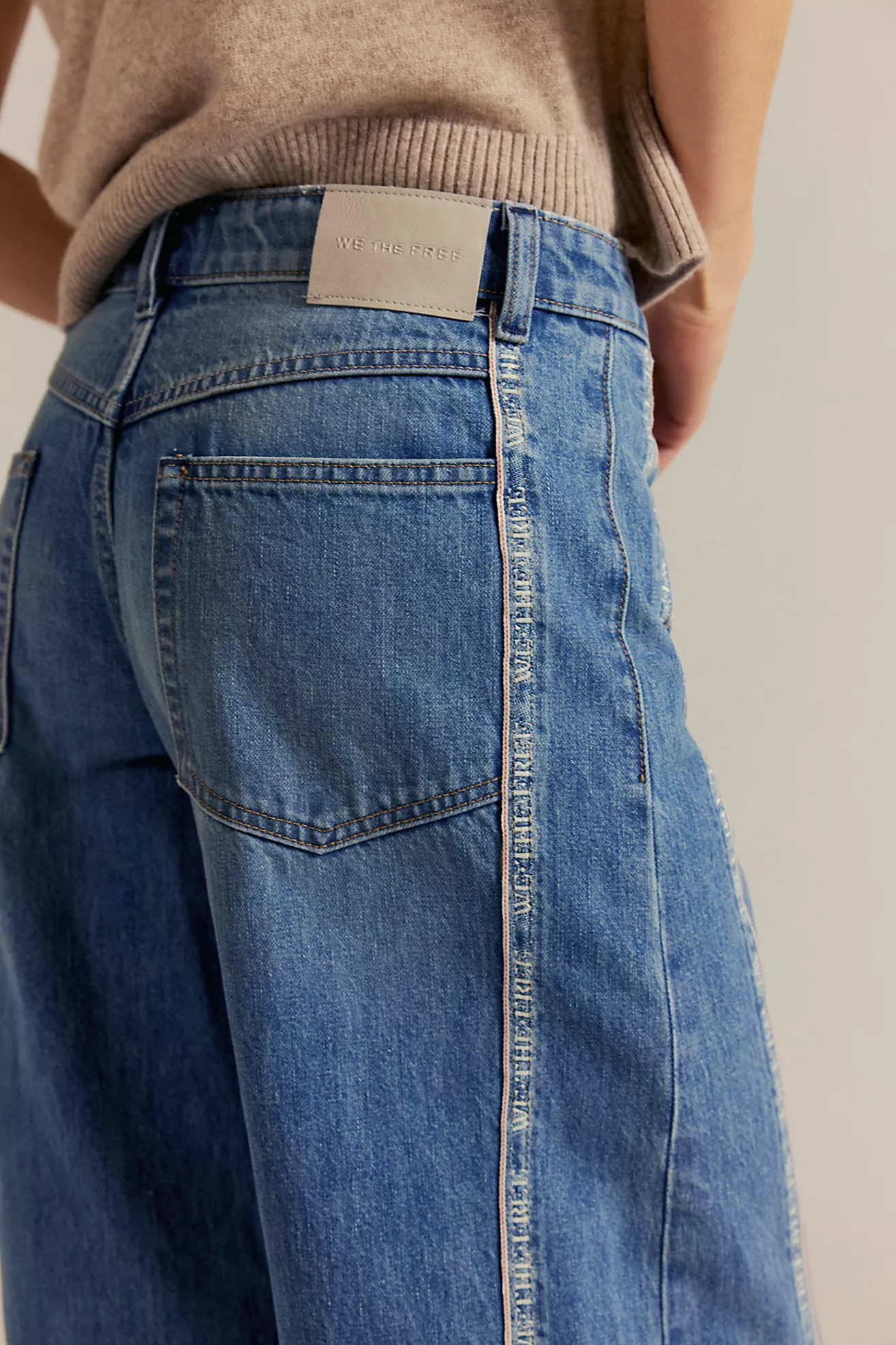 We The Free On The Edge Selvedge Wide-Leg Jeans | Free People (Global - UK&FR Excluded)