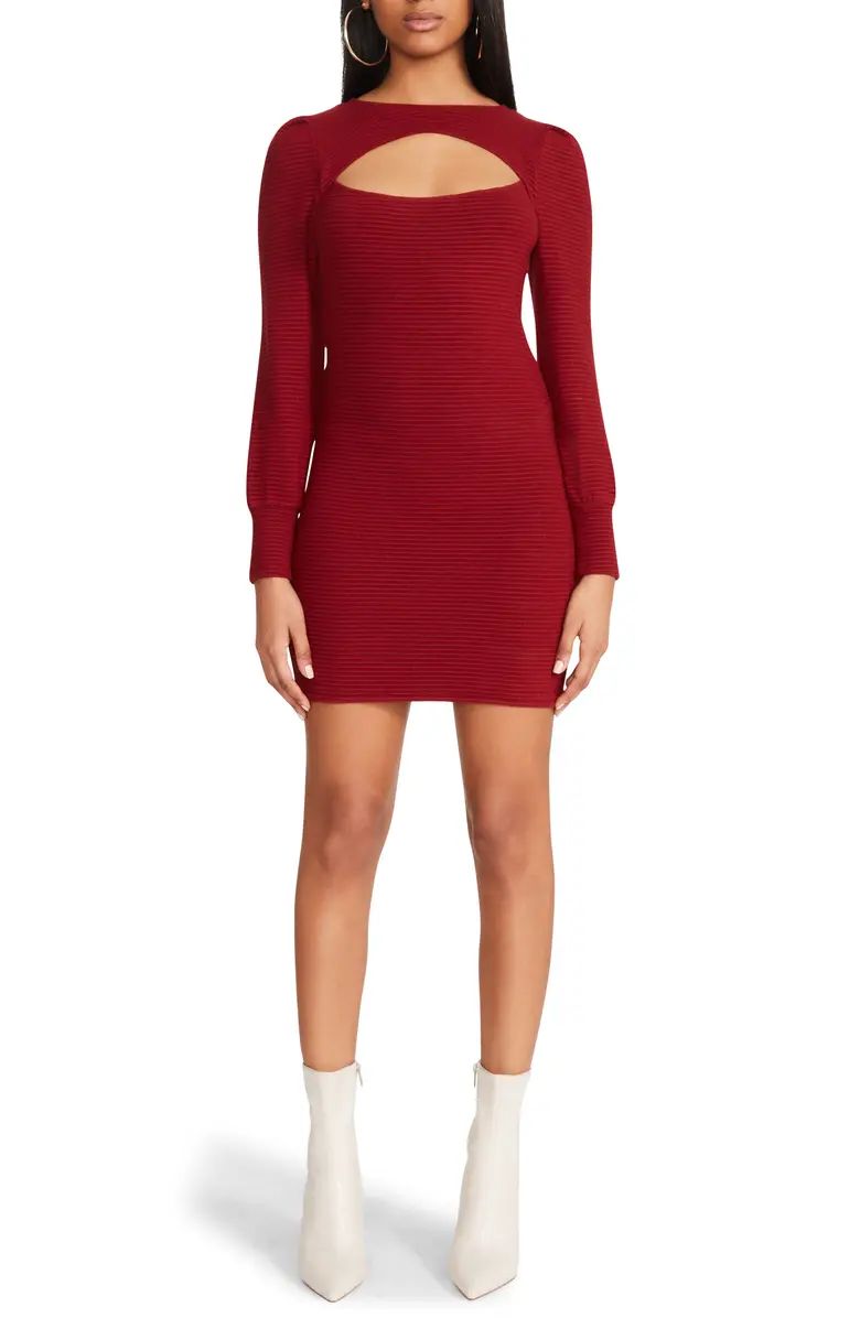 At the Peek Long Sleeve Mini Sweater DressBB DAKOTA BY STEVE MADDEN | Nordstrom