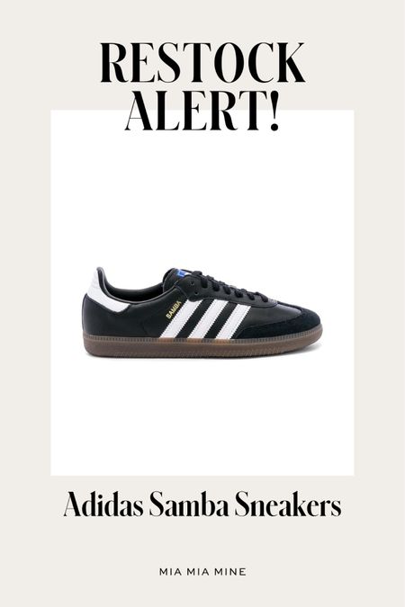 Adidas samba sneakers back in stock 

#LTKfitness #LTKstyletip #LTKshoecrush