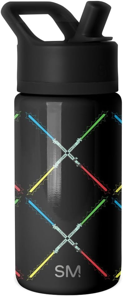 Simple Modern Kids Summit Water Bottle with Straw Lid | Star Wars 14oz Stainless Steel Cup Insula... | Amazon (US)
