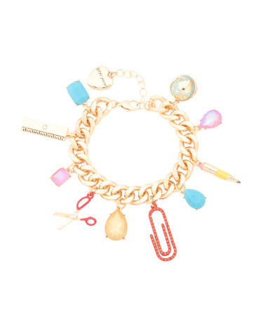 School Charms Drama Bracelet | TJ Maxx