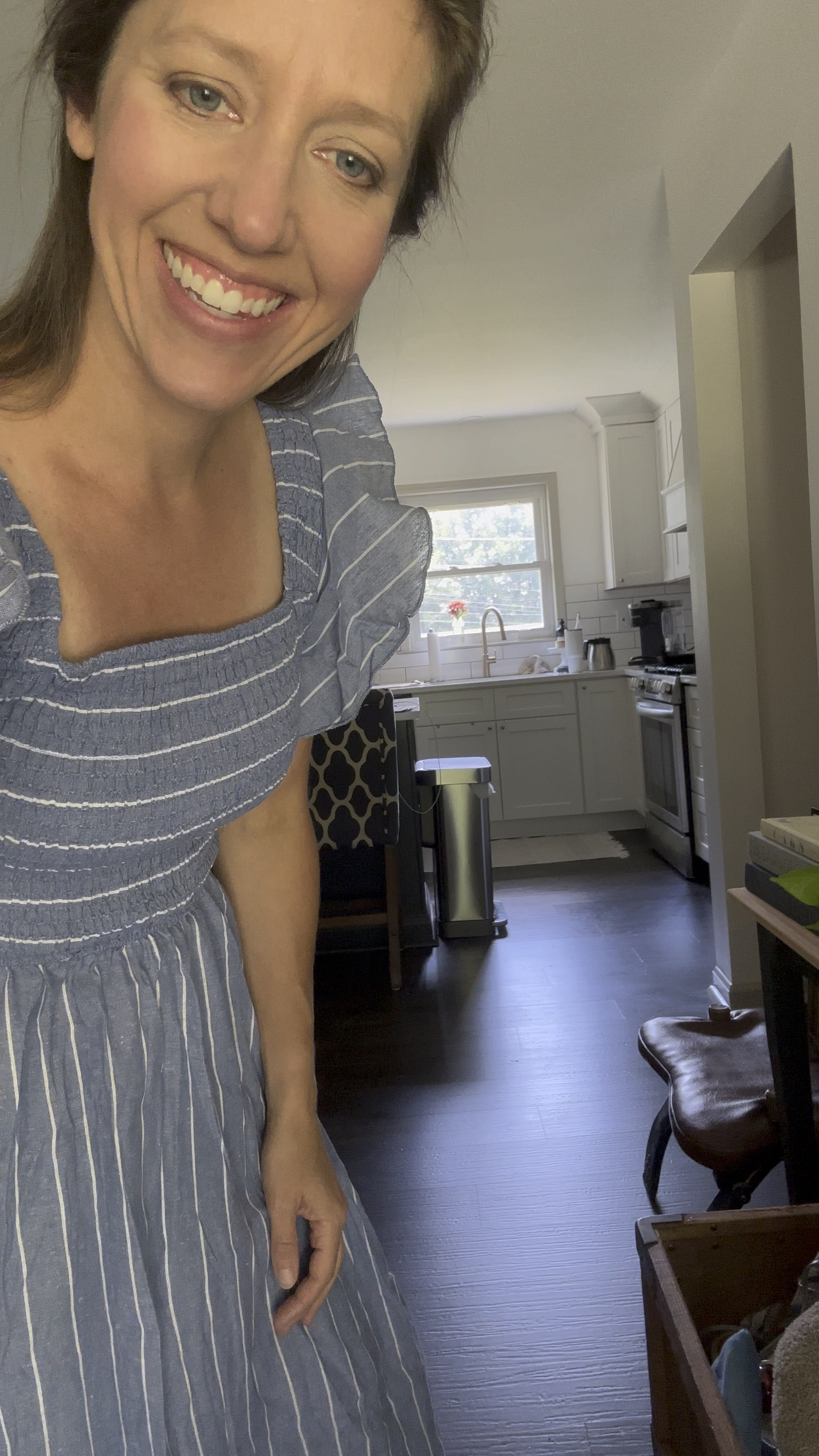 Amazon dress review.

Ordered in size XS (sized down) and S (my normal size). 

XS fit the best 
Material may shrink when washed 
This is like a thick linen feel.

#LTKFindsUnder50 #LTKTravel #LTKOver40
