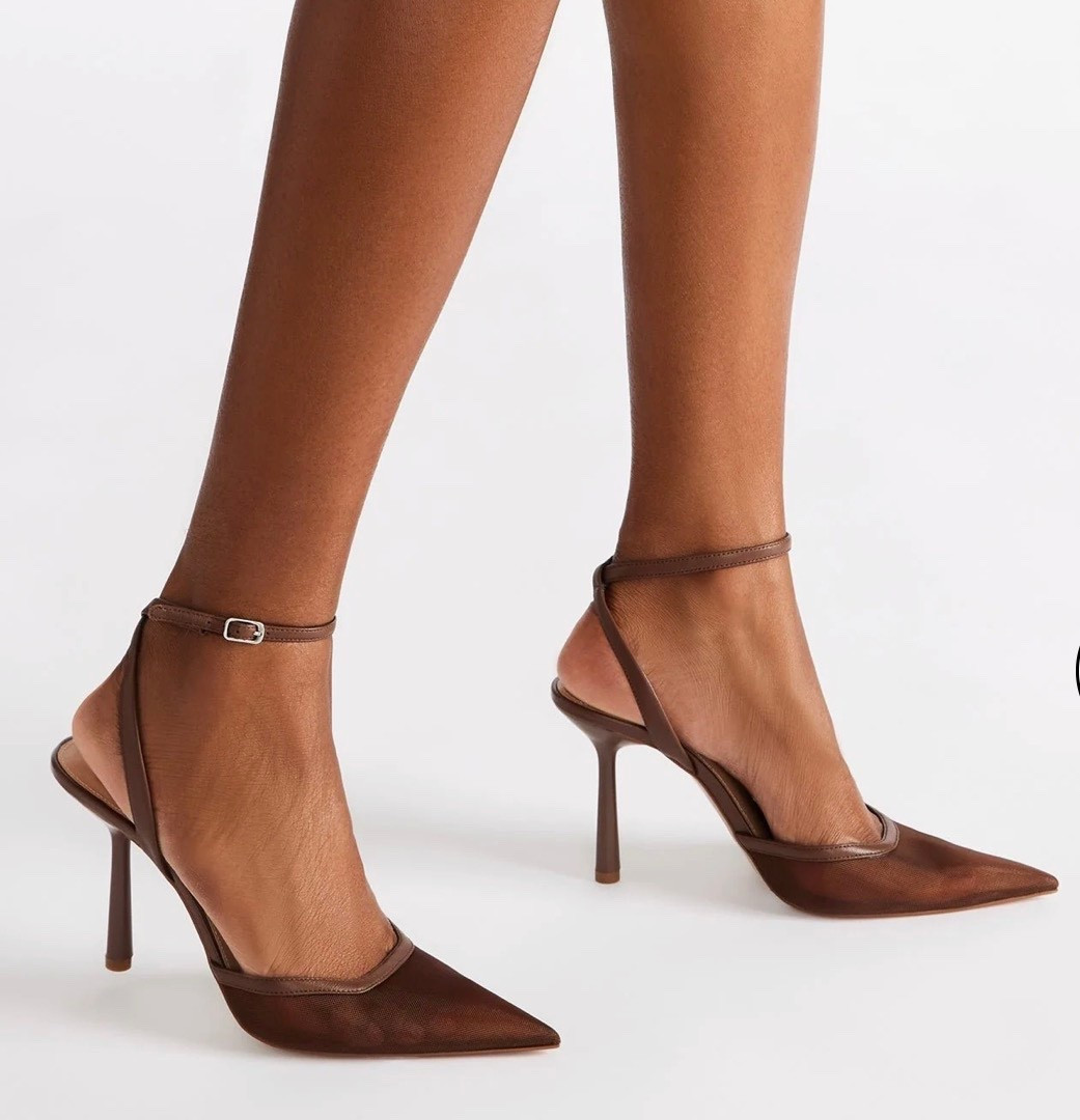 Mesh heels. Stilettos. Sling backs. Fall shoes. Fall footwear. Leopard heels. Brown heels.

#LTKShoeCrush #LTKOver40 #LTKFindsUnder100