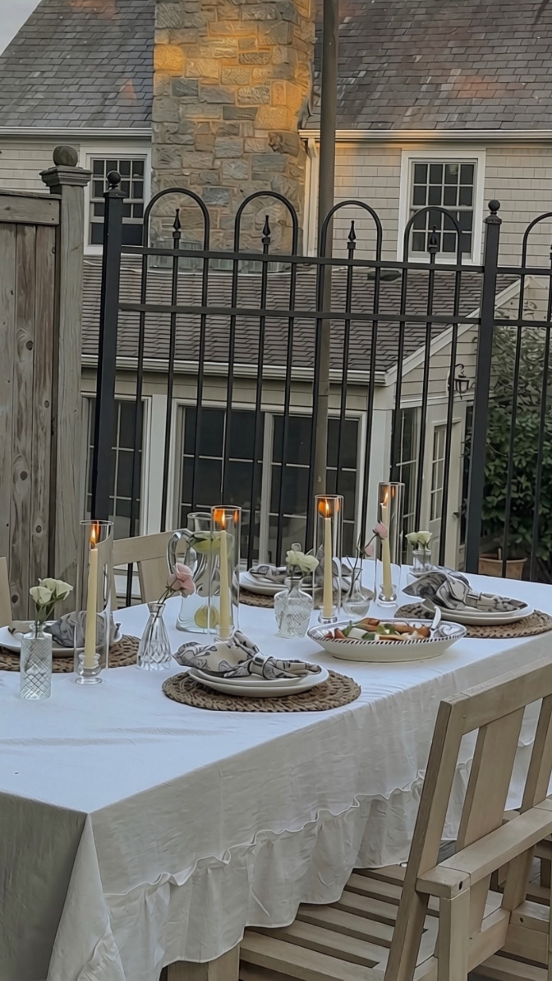 What was once a basic backyard setup is now a layered, elevated outdoor entertaining space designed for slow dinners, garden mornings, and hosting 🤍

If you’re looking for backyard makeover ideas, outdoor dining inspiration, pea gravel patio ideas, or ways to create a cozy outdoor entertaining space, start with texture and plants. It changes everything.

#LTKOver40 #LTKHome #LTKSeasonal