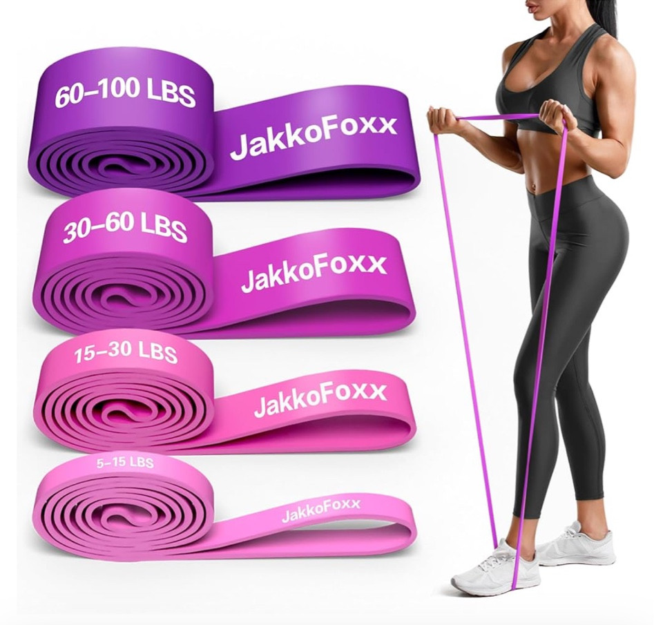 Long resistance bands! These are a must! So perfect for a home gym! I also use these in a lot of my workout programs 🤍

#LTKHome #LTKActive #LTKFitness
