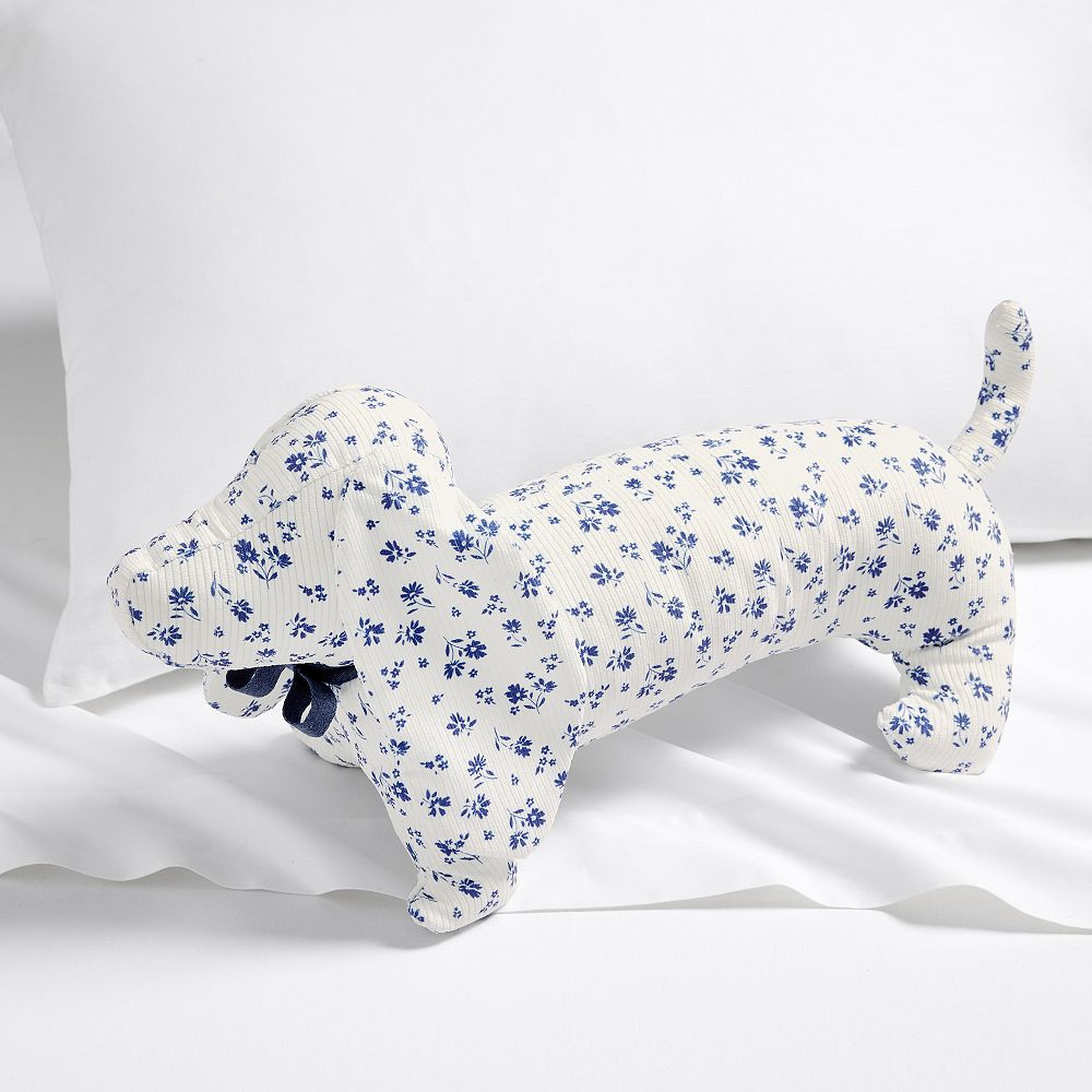 Floral Pup Pillow | Pottery Barn Teen