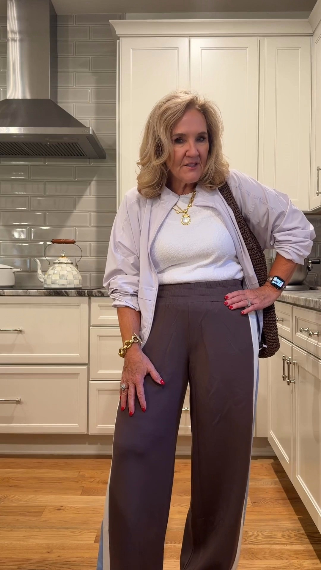 I love the sporty stripe and neutral color combination, they’re so comfortable while still looking polished. I’m wearing a medium petite in the pants and a medium in the jacket.

💡 LTK MADE EASY

❤️ Heart = Support my posts
🔖 Save = Get sale & restock alerts
📋 Lists = Keep favorites organized
📲 Share = Send to yourself for later
💬 Comment = Ask me anything

#LTKOver40 #LTKSeasonal #LTKootd