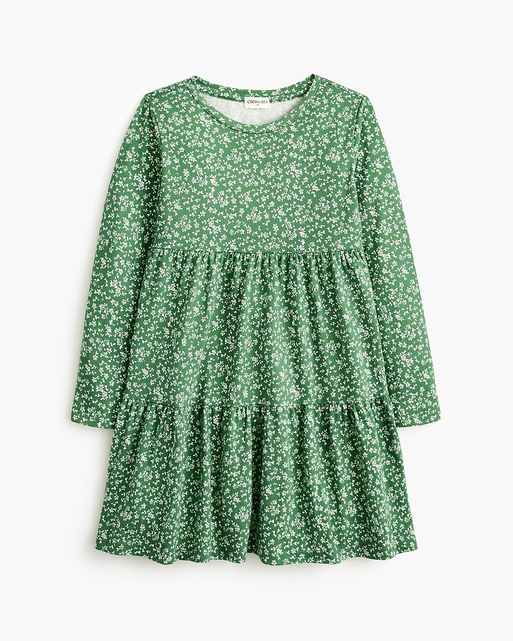 Girls' floral tiered knit dress | J.Crew Factory