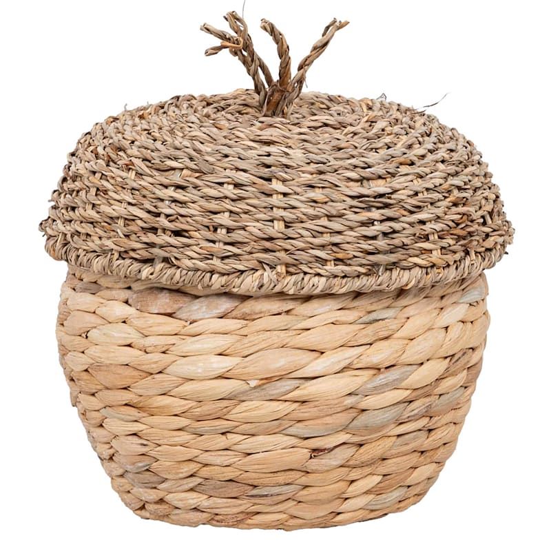 Water Hyacinth Acorn Basket, 7.5x8.5 | At Home