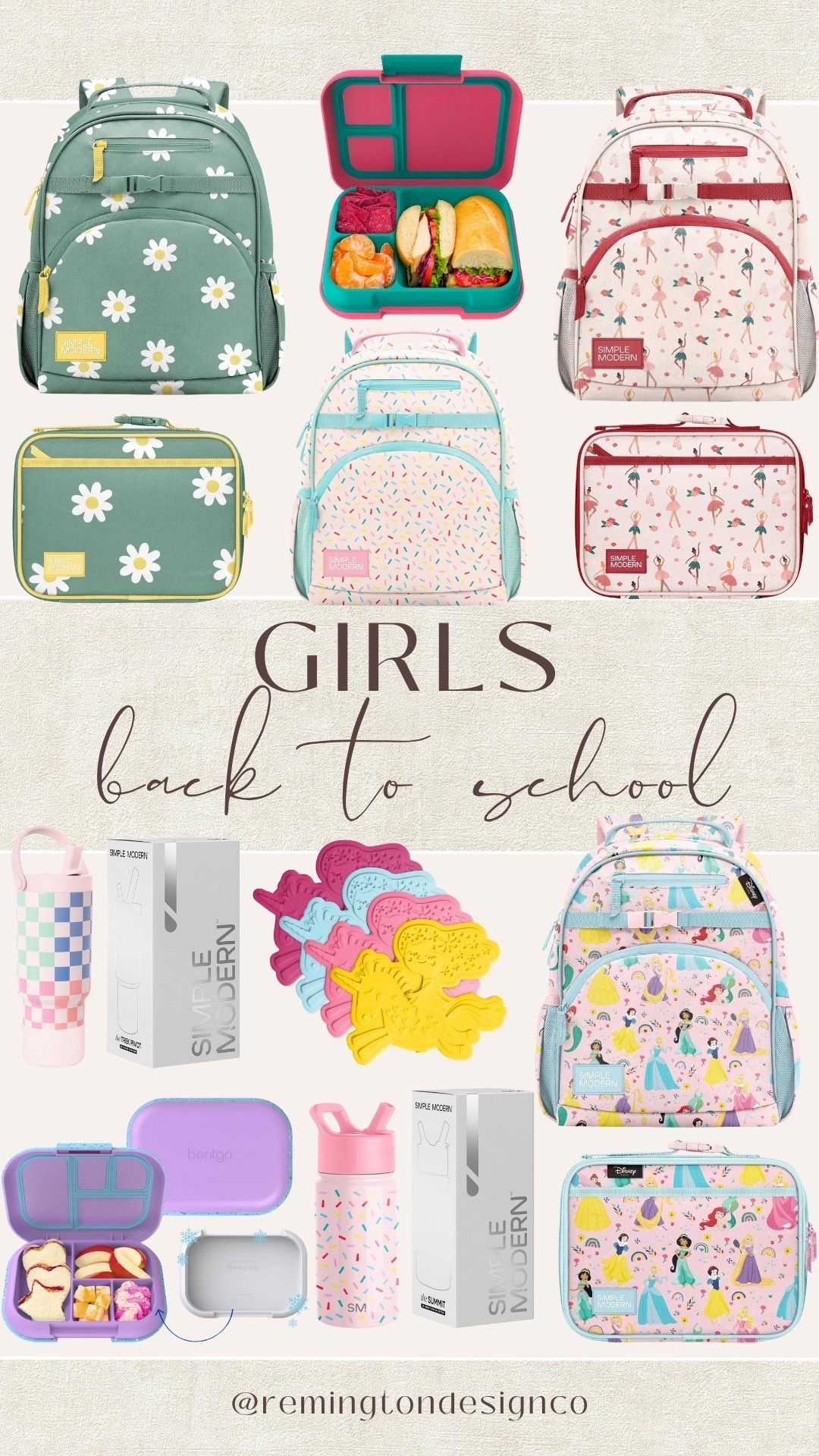 Girls back to school finds! I am loving the matching backpack & lunchbox’s 🥰

Girls back to school - Backpack - Lunchbox - Water bottle - Back to school - Kids essentials #LTKStyleTip