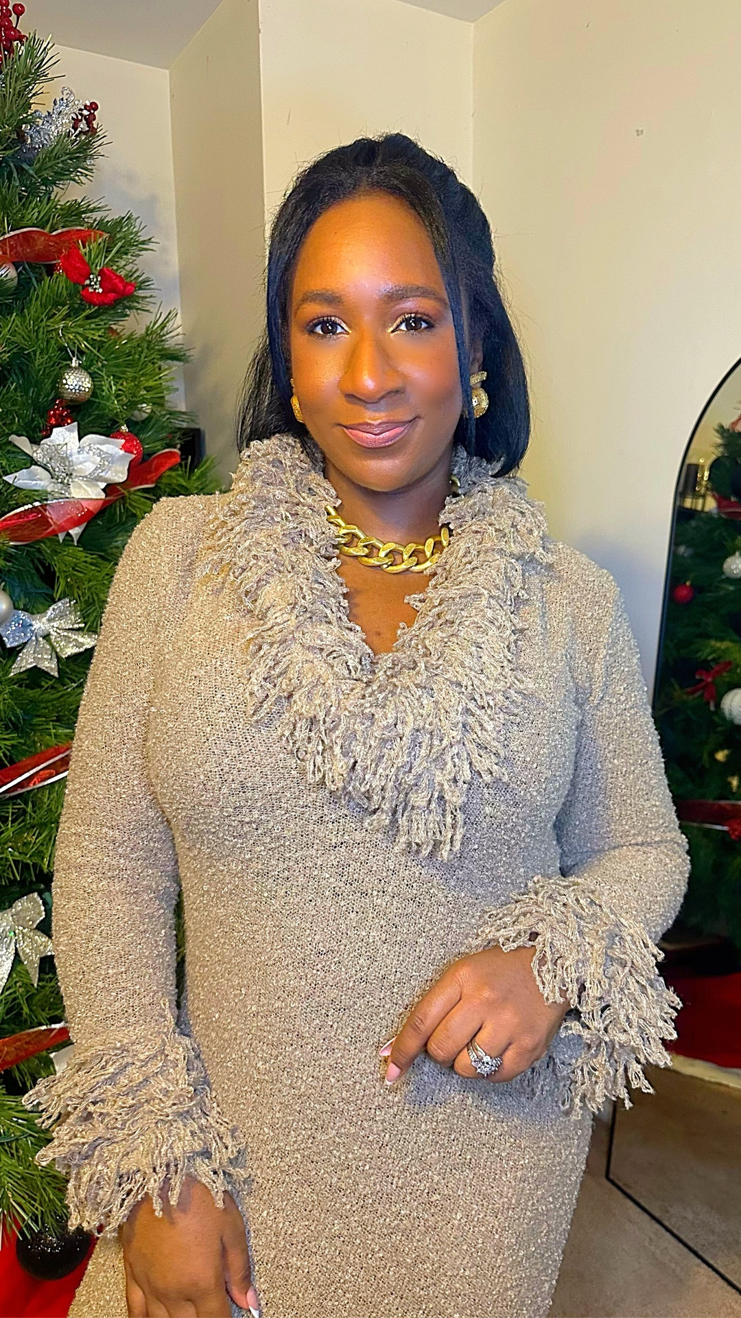 A little EXTRA is just enough...
Size down in the dress. It runs big. Wearing a Medium/6. 

#LTKSaleAlert #LTKOver40 #LTKootd