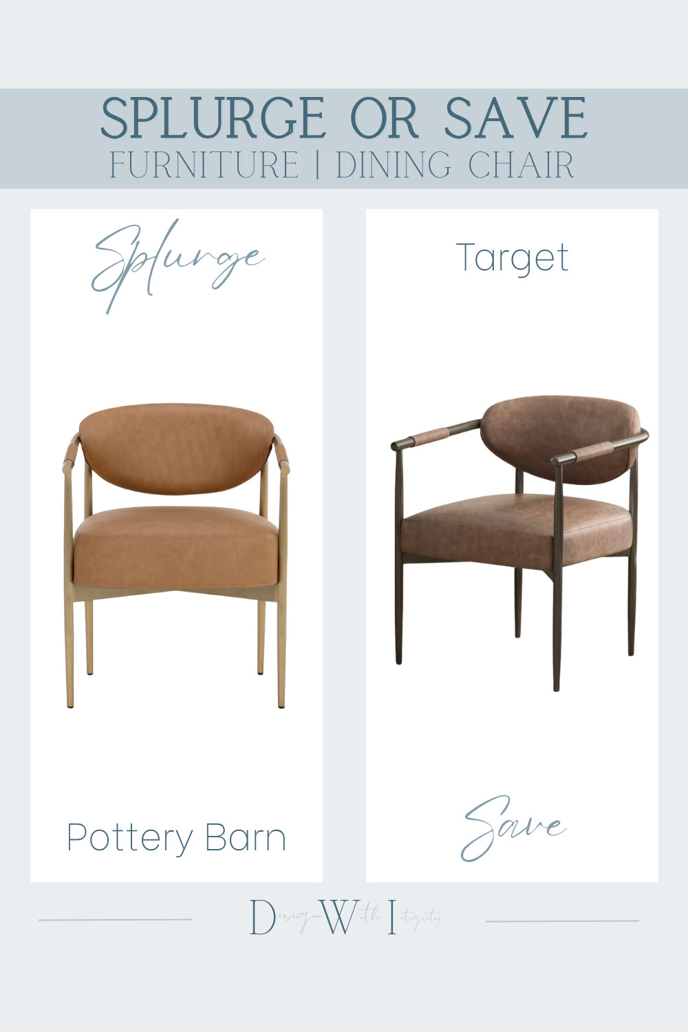 Splurge vs. Save: This modern dining chair silhouette looks stunning at both price points. The Pottery Barn version offers a designer finish, while the Target option delivers a similar curved-back profile and luxe seat for significantly less. Click to compare both styles directly on LTK.


dining chair, Pottery Barn chair, Target dining chair, chair dupe, furniture look for less, splurge vs save decor, modern dining room, curved back chair, home decor finds, seating ideas 

 #LTKHome