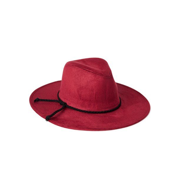 Time & Tru Faux Suede Fedora | Walmart (US)