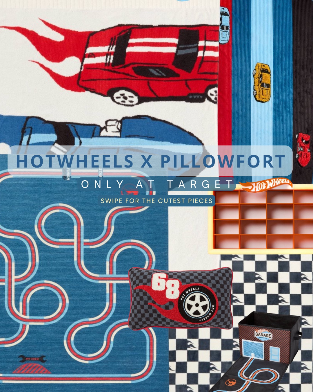 did I stay up until 2am to grab these new arrivals at Target for my boys room?  yes I did 🏁✨@Target 

I have a race car + motorcycle loving boy, and it’s honestly rare we get collections this good, so I wasn’t missing this one

Pillowfort x Hot Wheels (only at Target) and everything is SO good
from the rugs to the bedding to the little details… it’s perfect! 

target kids | boys room | toddler boy room | race car room | hot wheels collection | hot wheels toys| boys garage toy | helmet | pillowfort | target finds | boys bedding | comforter | throw blankets | racetrack rug | playroom rug | car lamp | throw pillows | toy storage | hot wheels case | checkered decor | retro vibe| LTKhome  | ltkfamily | ltkfinds | Target finds | target home | target kids | pillowfort | boys room decor | toddler boy room | kids room inspo | playroom decor | boy mom life | raceroom | race car room | hot wheels | kids decor | home decor finds | budget friendly decor | modern organic | neutral home | motocross room | navy blue | boysroom | boysbedroom | toddler room | kids bedroom decor | themedroom | racecarbedroom | carbedroom | motocyleroom | truckroom | little boy room | boyroomideas | kidsroomstyling | kidsroomdesign | bedroominspo | kids interior | playful home | kid friendly home | toy organization | kids storage | playroom ideas | playroom inspo | kids rug | checkered rug | statement rug | kids bedding | themed bedding | cozy kids room | bedroom refresh | room makeover | affordable decor | budget decor | target style | target decor | target must haves | new at target | trending finds | viral finds | mom finds | everydaymomfinds | sahmlife interior design | home design | new build | spring refresh | spring | pottery barn dupes | vintage cars | baby boy room | toddler birthday gifts | boy gift guide | 


#LTKKids #LTKHome #LTKmomlife