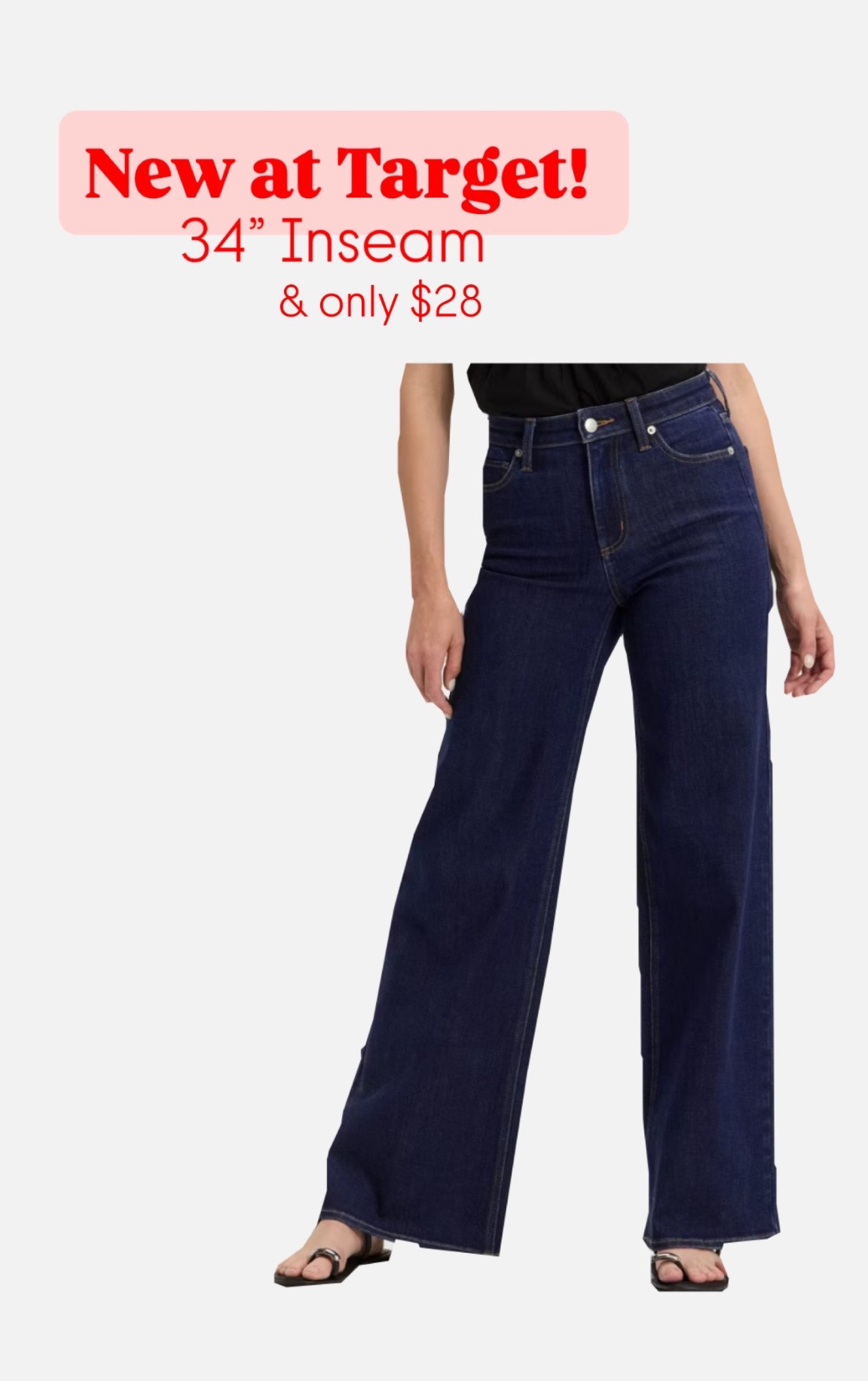 New tall, wide leg jeans at target

#LTKMidsize #LTKSaleAlert #LTKTall