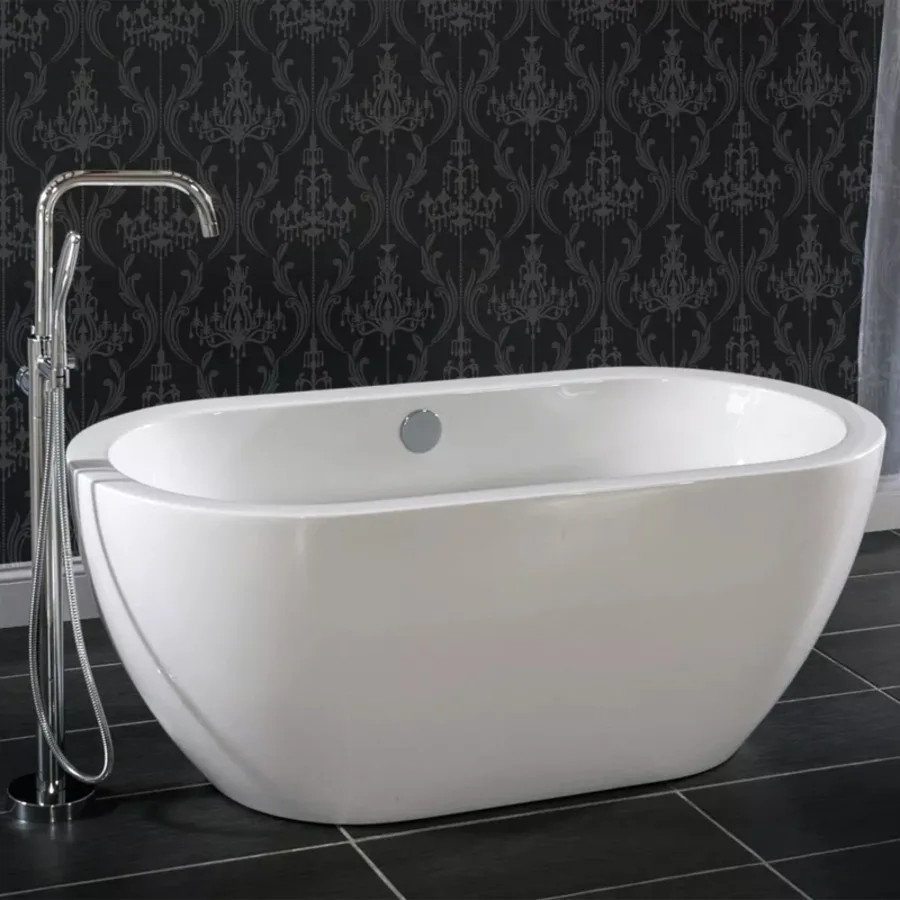 Miseno MNO6030FSO 60" Free Standing Oval Acrylic | Build.com | Build.com, Inc.