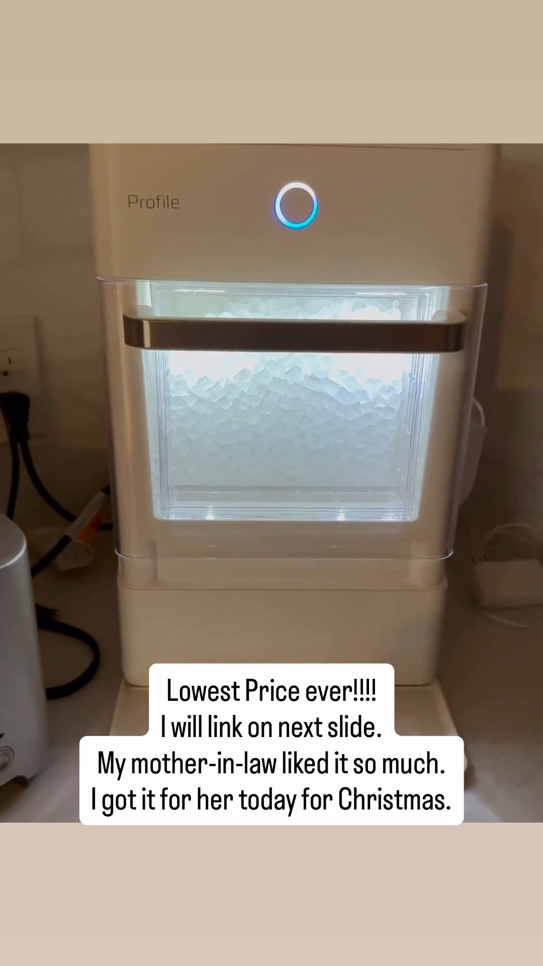 Lowest price I’ve ever seen on the white nugget icemaker. It’s even lower price than when I bought it a couple months ago. I love this so much. We make the perfect gift. I bought it for my mother-in-law. She loved mine so much.

#LTKCyberWeek #LTKGiftGuide #LTKHoliday