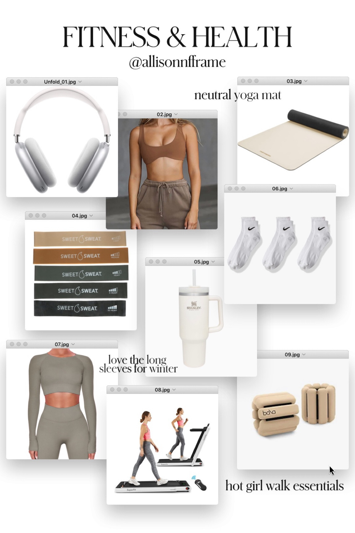 For the fitness + health girlies