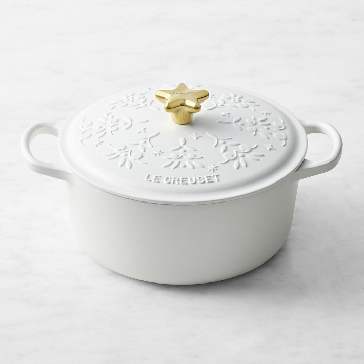 Le Creuset Noel Enameled Cast Iron Round Dutch Oven, 4 1/2-Qt. | Williams-Sonoma