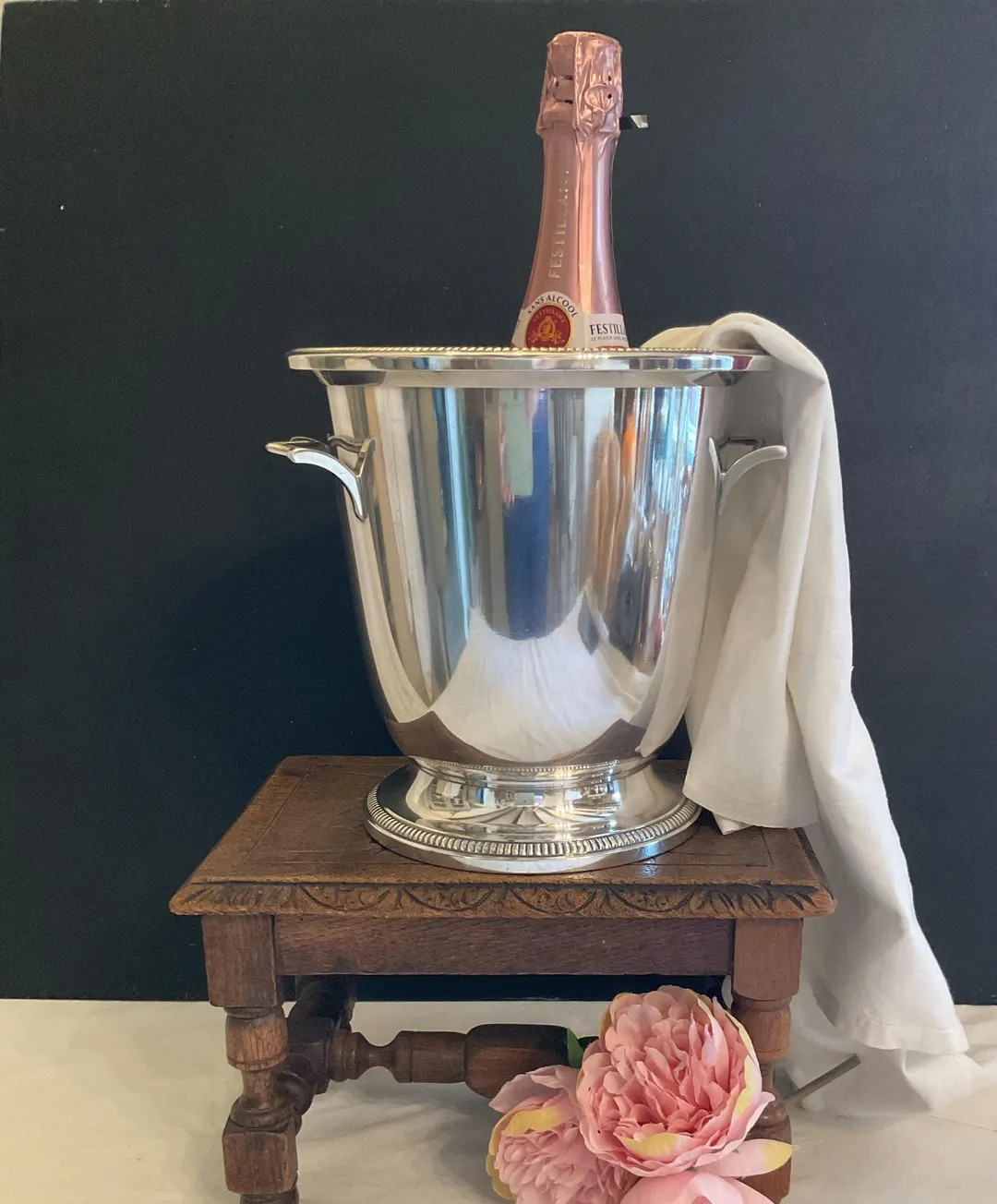 Vintage Silver-Plated Champagne Bucket – French Country Barware | Etsy (US)