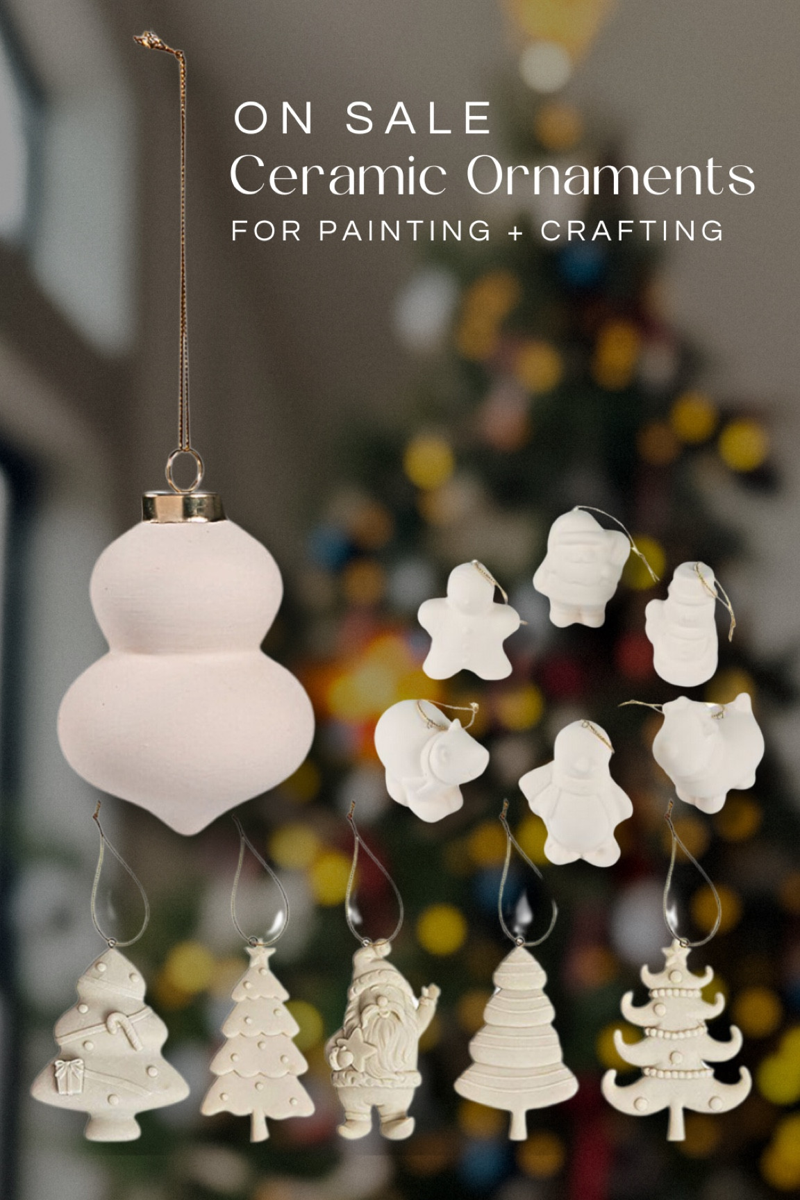 Stumbled on these matte ceramic ornaments perfect for painting and holiday crafting! They would make great stocking stuffers and can arrive before Christmas !

#LTKGiftGuide #LTKSaleAlert #LTKHoliday