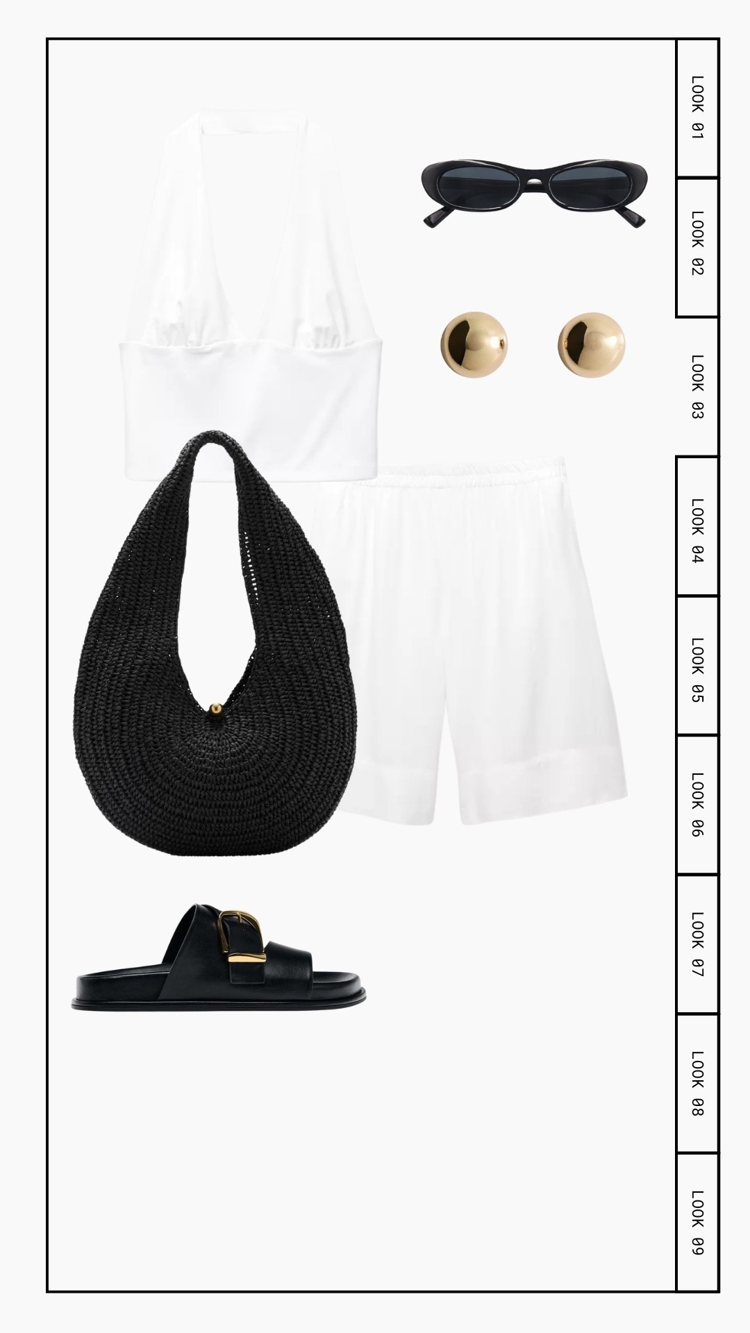 Holiday Faves 📁

Black and white outfit, summer style, holiday outfit, matching set, coord, gold accessories 

#LTKuk #LTKsummer