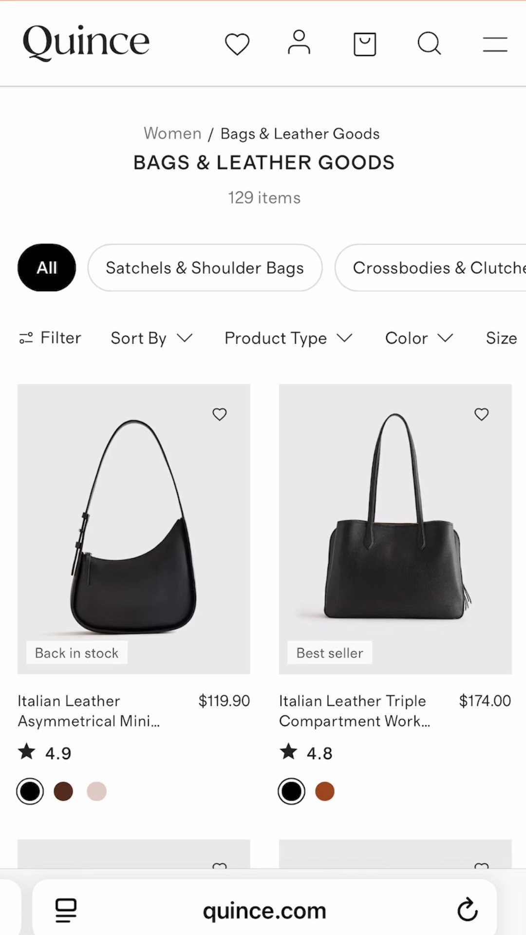 Quince Handbag Favorites

@onequince #quincepartner

#LTKOver40 #LTKFindsUnder100 #LTKFindsUnder50