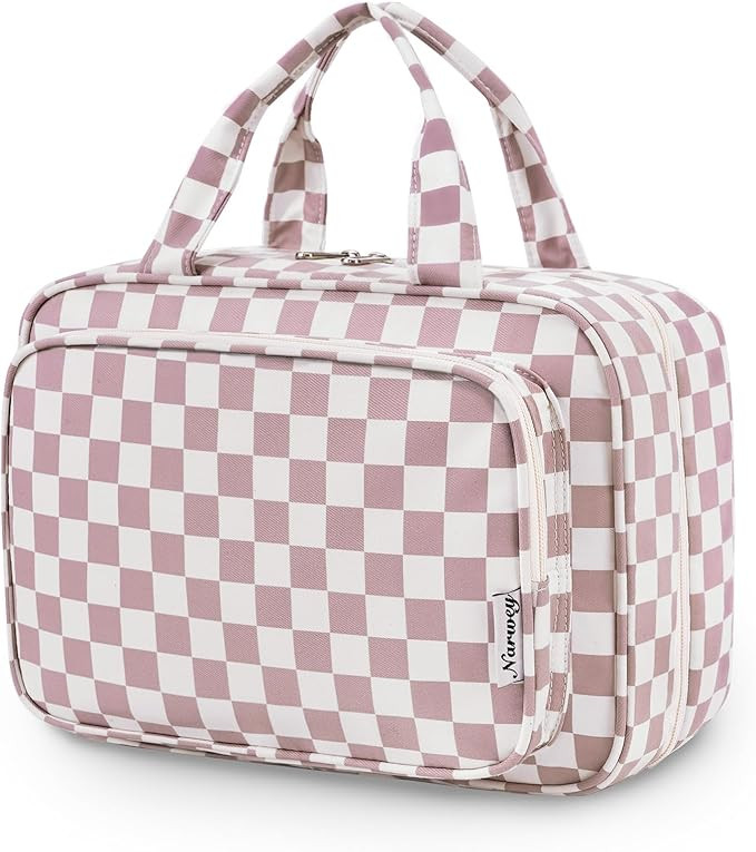 Narwey Travel Toiletry Bag for Women Large Hanging Makeup Bag Organizer Toiletries Bag for Full S... | Amazon (US)