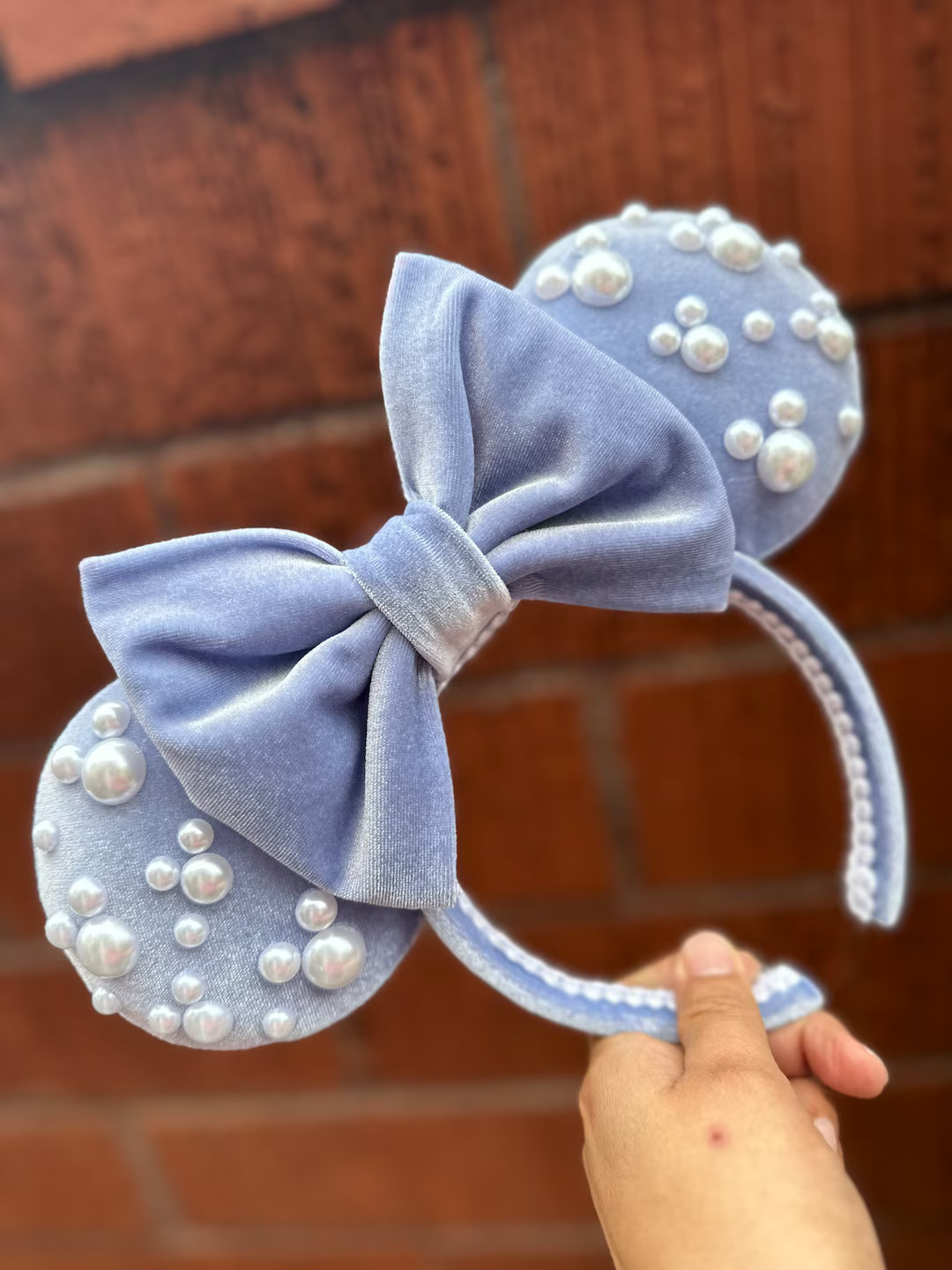 Periwinkle Minnie Ears - Etsy | Etsy (US)