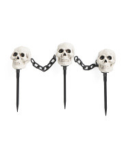 27in Outdoor Skull Fence | Halloween | Marshalls | Marshalls