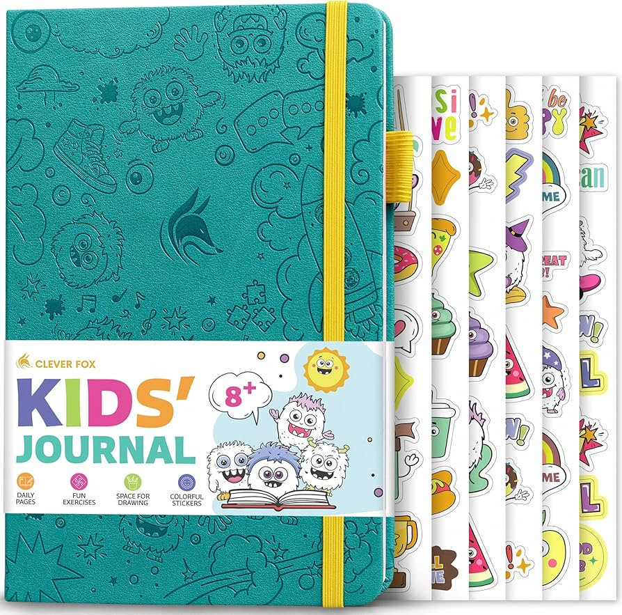 Clever Fox Kids’ Journal – Daily Feelings & Gratitude Notebook for 8+ Children – Child’s ... | Amazon (US)