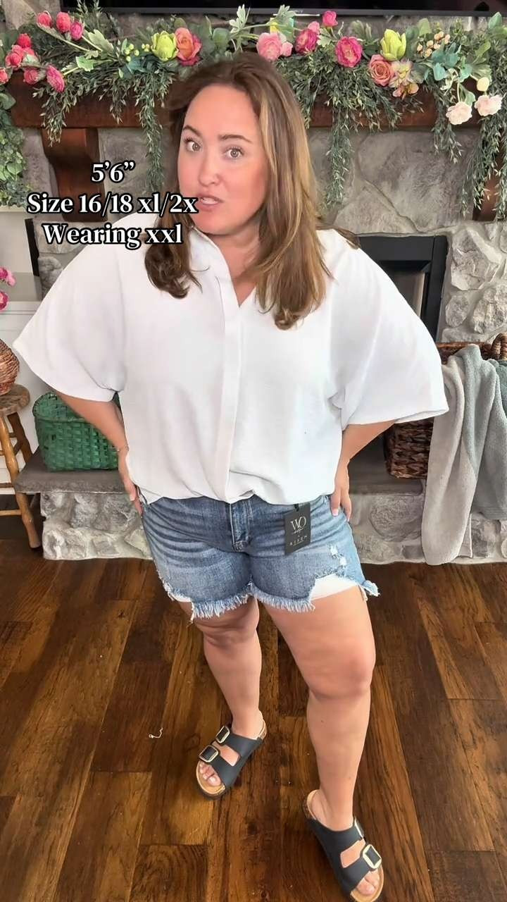 Carlie Risen Denim Shorts, Women Spring fashion 2026 

 #LTKSpringSale #LTKootd #LTKPlusSize