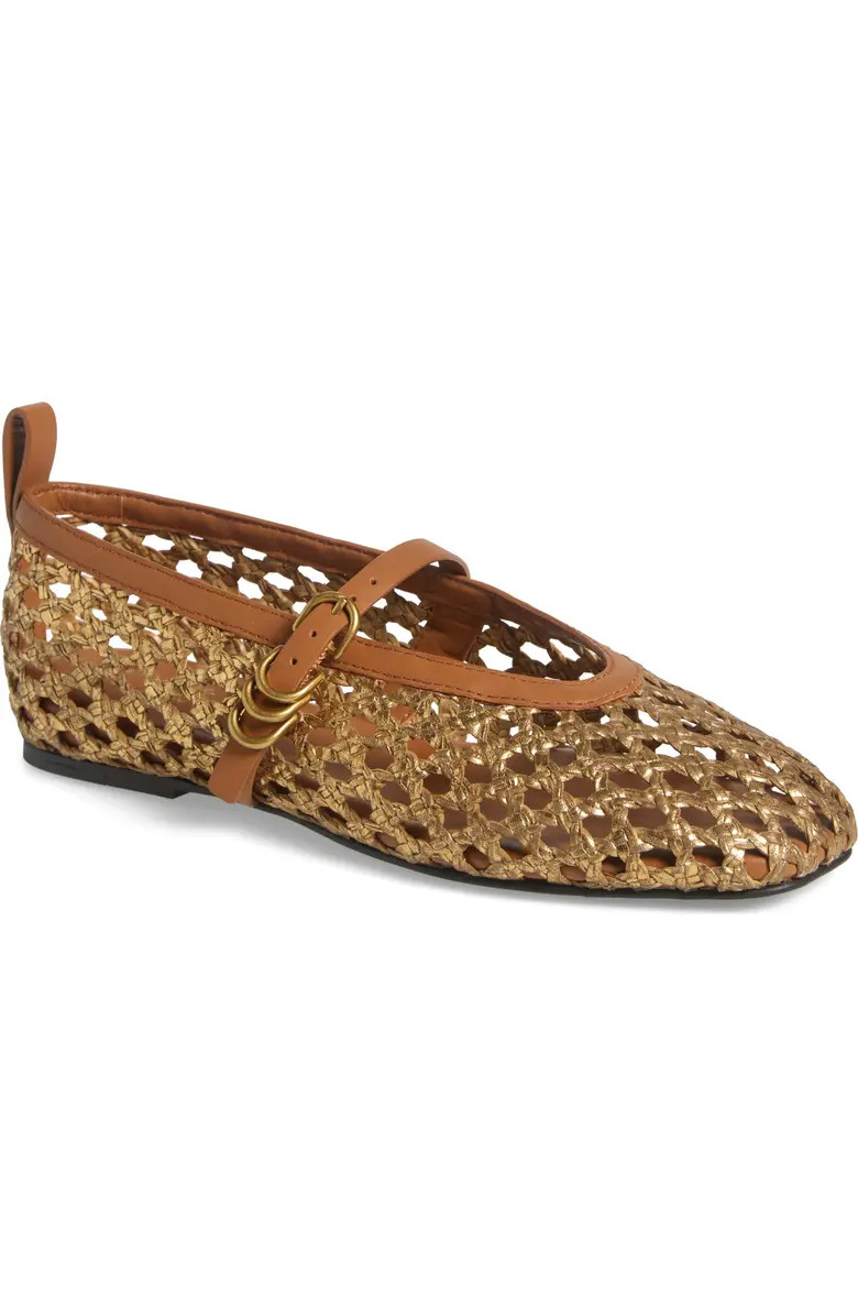 Spire Woven Mary Jane Flat (Women) | Nordstrom
