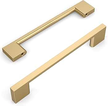 Amerdeco 10 Pack Champagne Bronze Cabinet Pulls 6.25 Inch(160MM) Hole Centers Kitchen Cabinet Han... | Amazon (US)