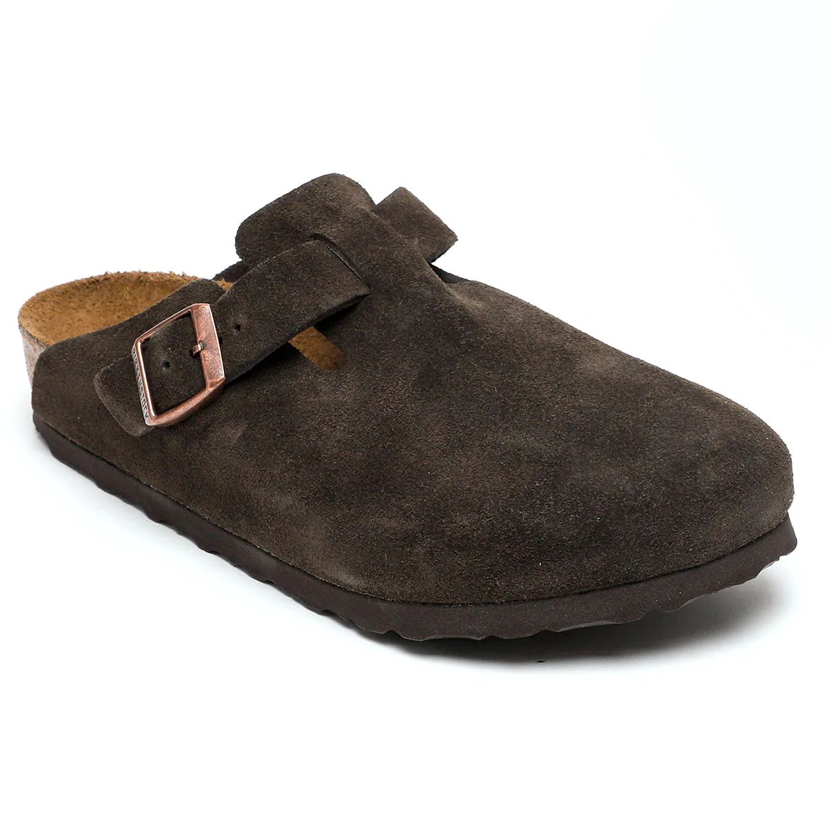 Birkenstock Boston Soft Footbed Suede Leather Clogs | Proozy