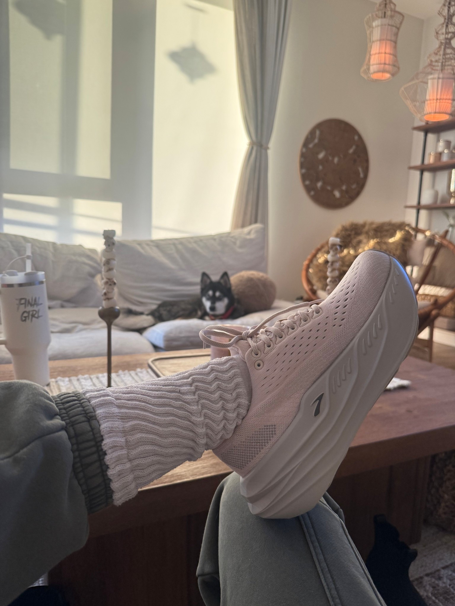 Thank you to everyone who told me to get a pair of Brooks shoes when I messed up my foot from bouncing too much😂 these feel HEAVENLY to walk in and they’re so chunky and cute 😍 

runs TTS
Mine are in the color almond peach/london fog

#LTKWorkwear #LTKShoeCrush #LTKActive