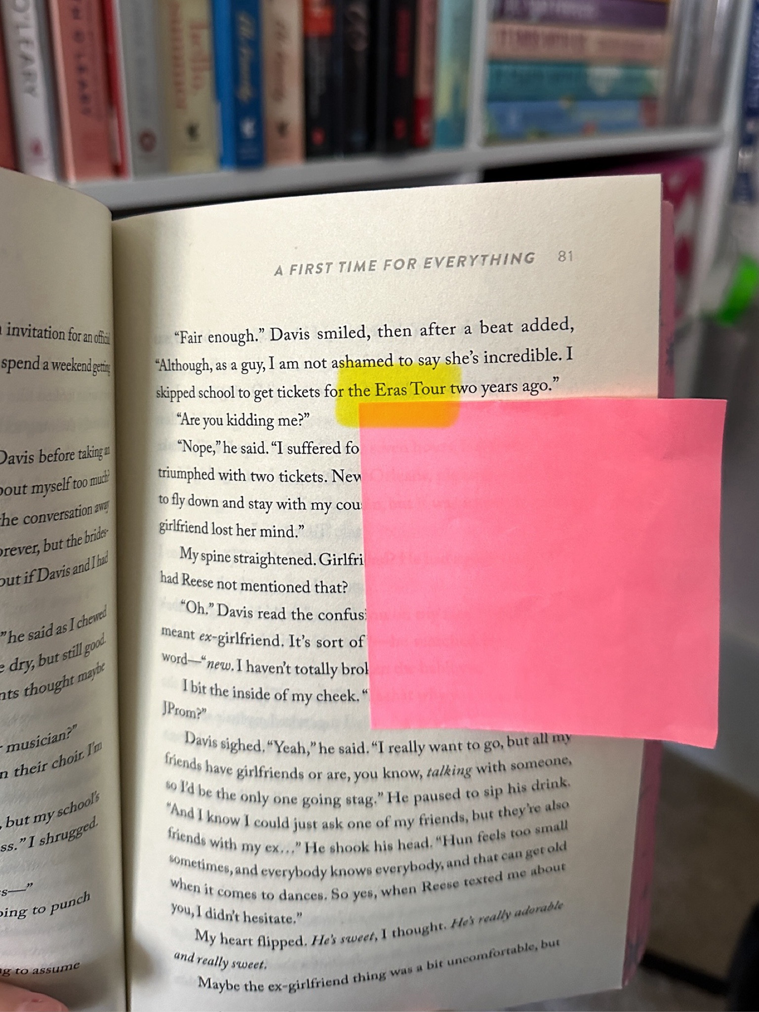 One of my recent reads: A First Time for Everything by K. L. Walther 📚 Lots of Taylor Swift mentions in here too!! 🫶 I have the Target exclusive version with sprayed edges!

#LTKstorytime #LTKootd #LTKdayinmylife